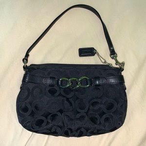 Coach Mini Purse/ Wristlet in Black